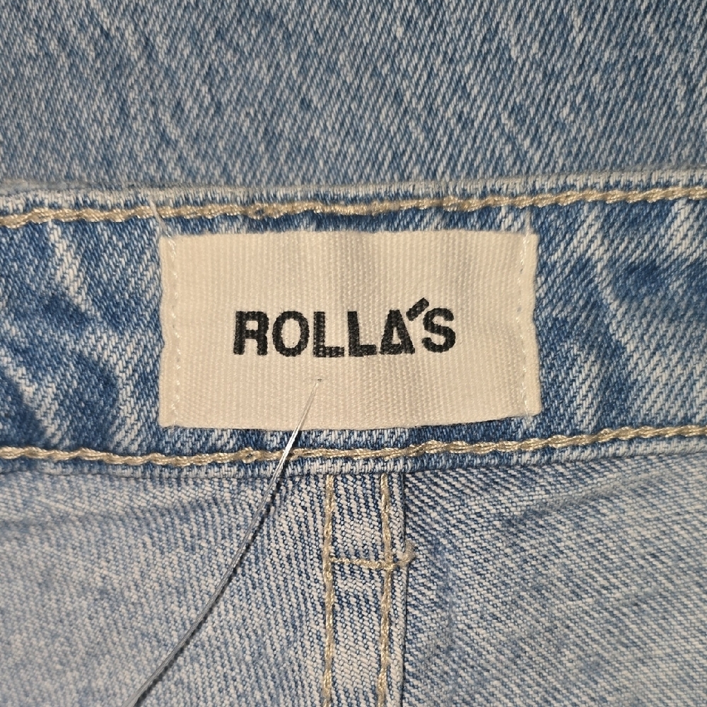 #110. ROLLA'S Original High Rise Straight Leg Jeans - Picture 4 of 8